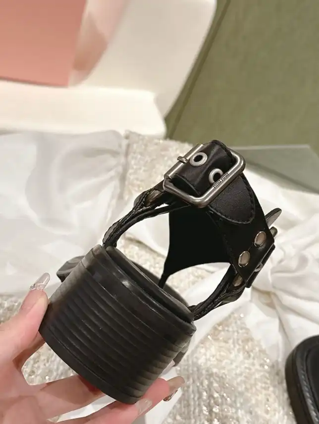 hype Miu Miu Sandals