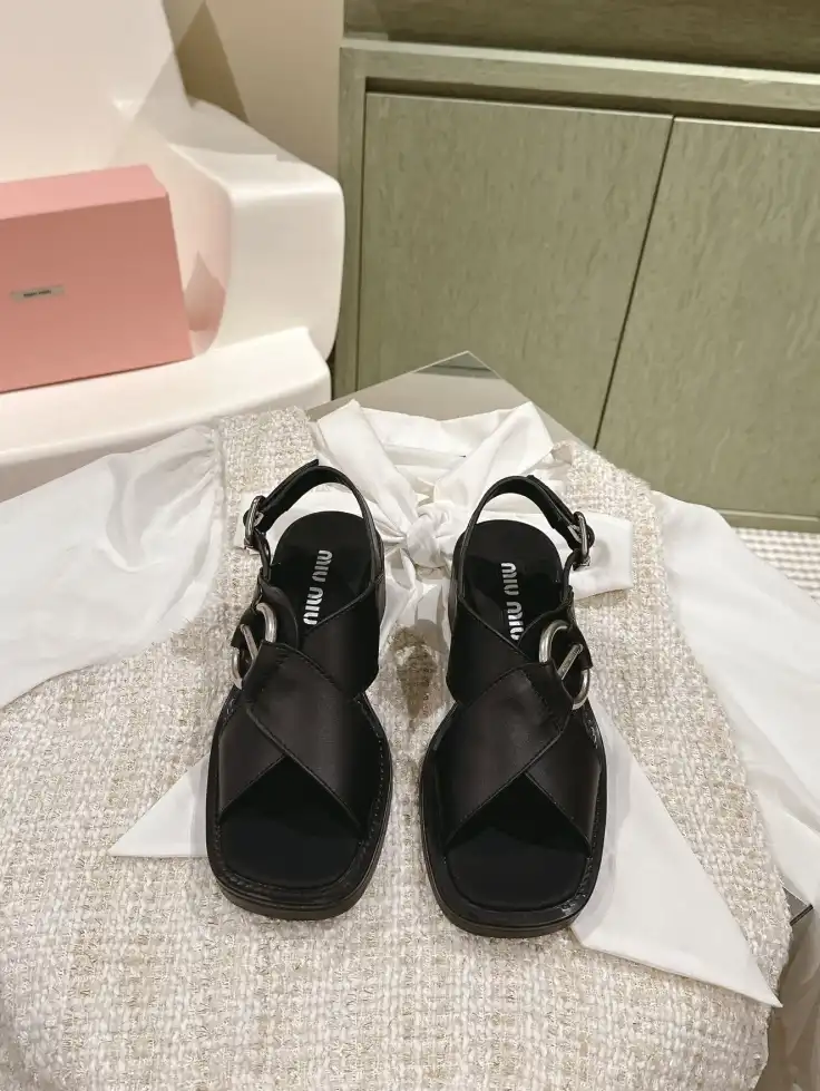 hype Miu Miu Sandals