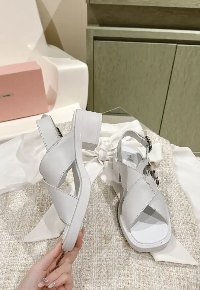 hype Miu Miu Sandals