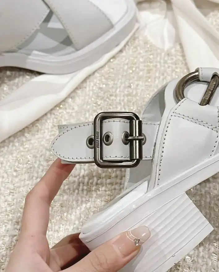 hype Miu Miu Sandals