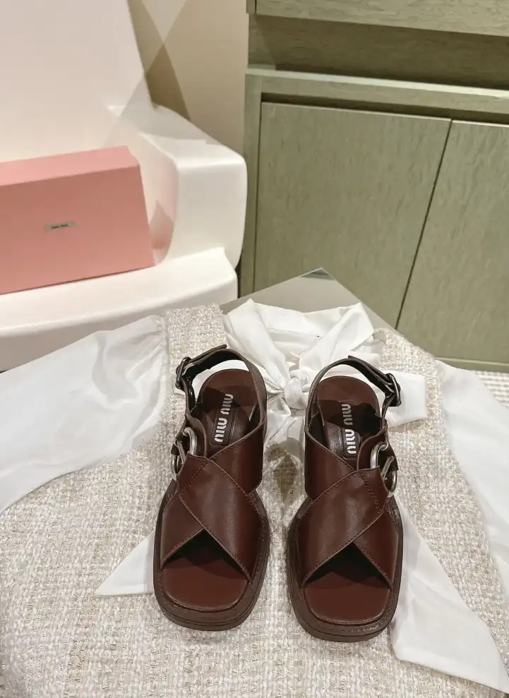 hype Miu Miu Sandals