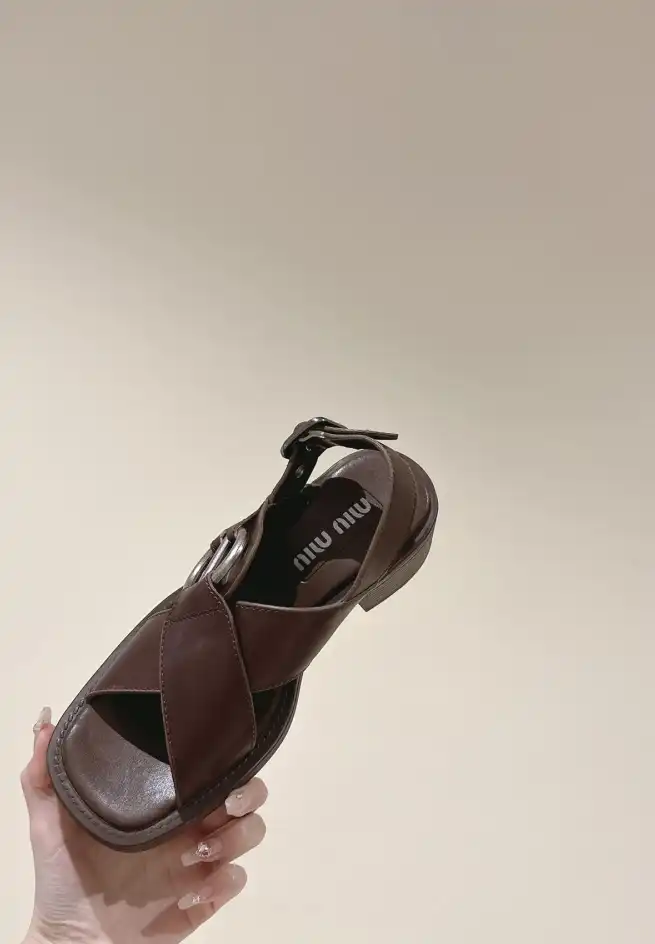 hype Miu Miu Sandals