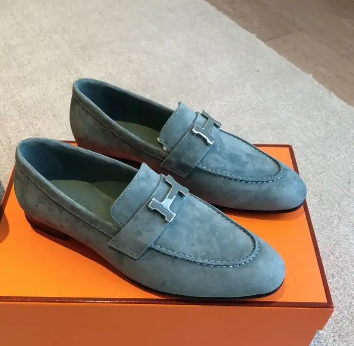 hype Hermes Leather Shoes