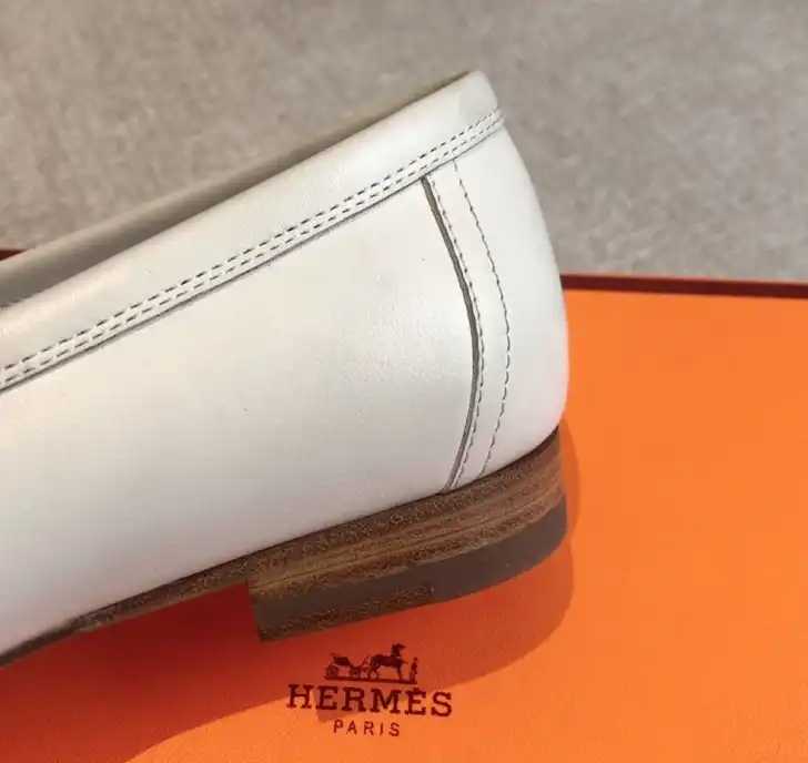 hype Hermes Leather Shoes