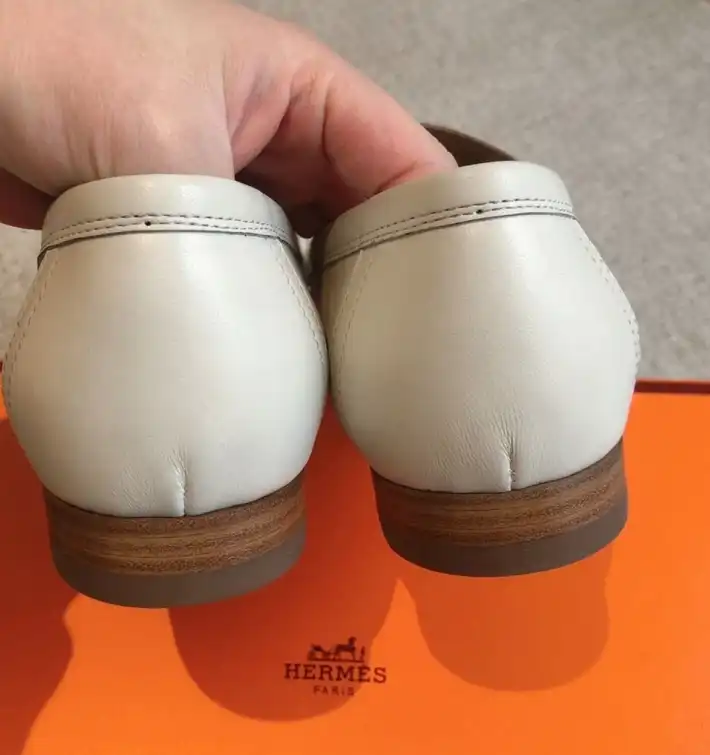 hype Hermes Leather Shoes