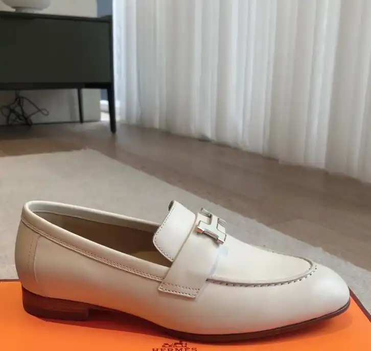 hype Hermes Leather Shoes