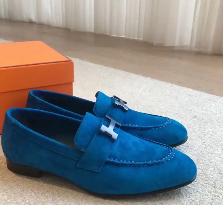 hype Hermes Leather Shoes