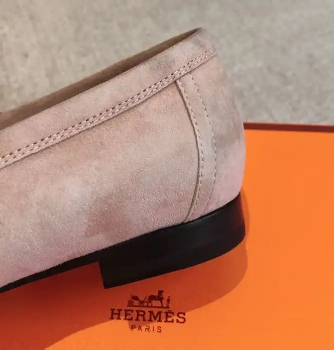 hype Hermes Leather Shoes