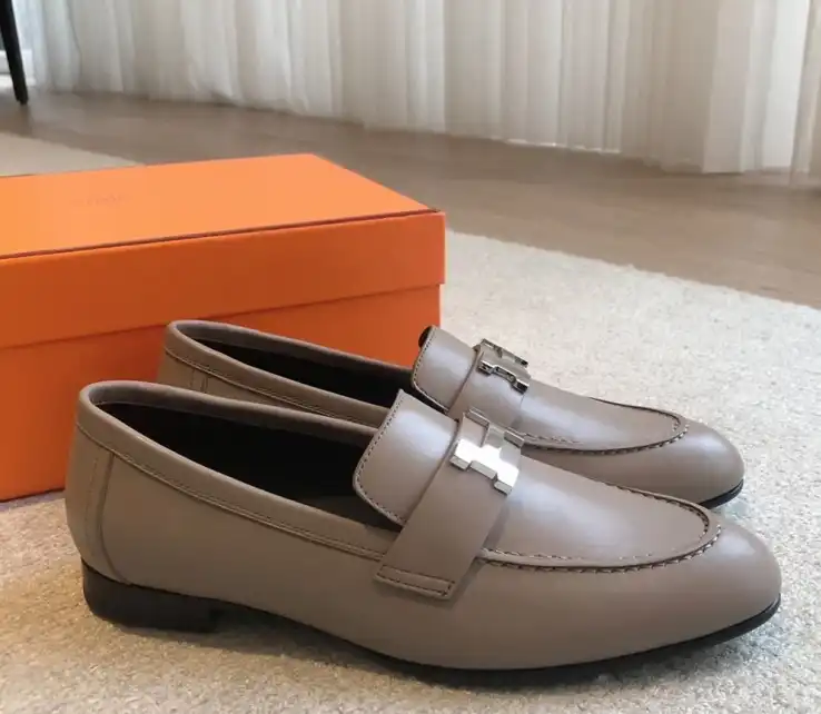 hype Hermes Leather Shoes