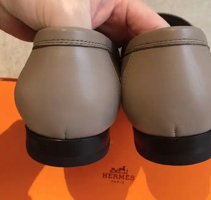 hype Hermes Leather Shoes