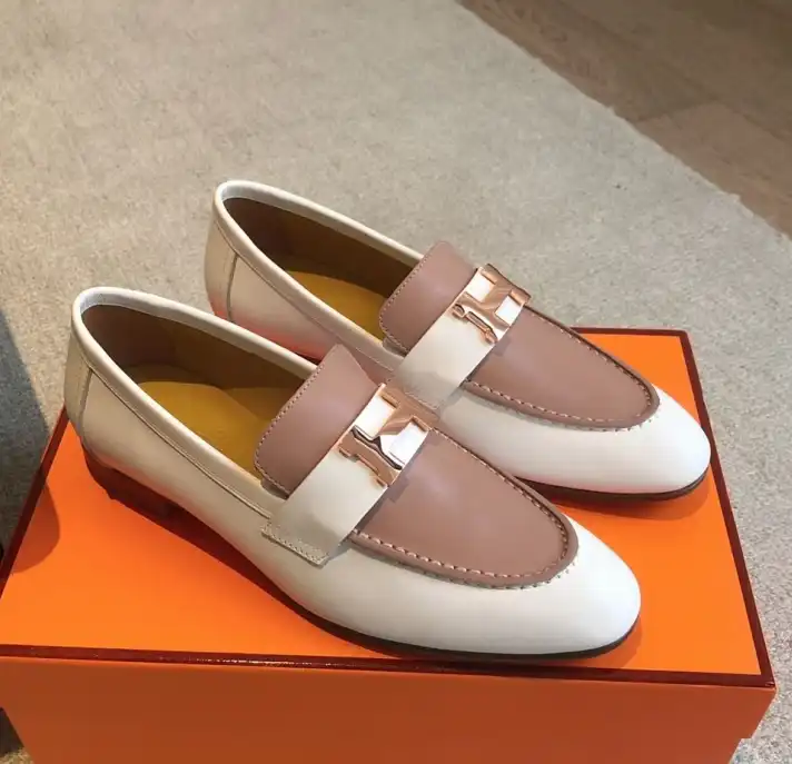 hype Hermes Leather Shoes