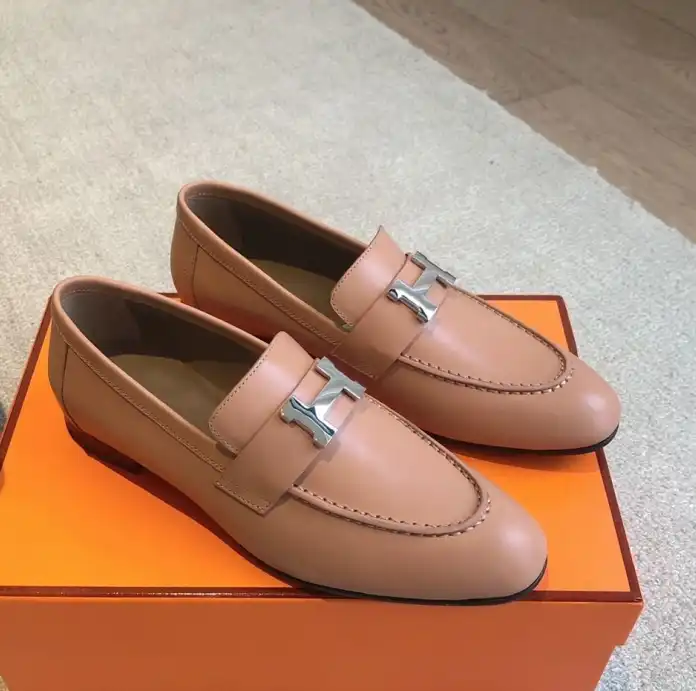 hype Hermes Leather Shoes