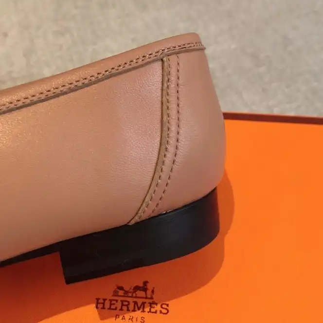 hype Hermes Leather Shoes