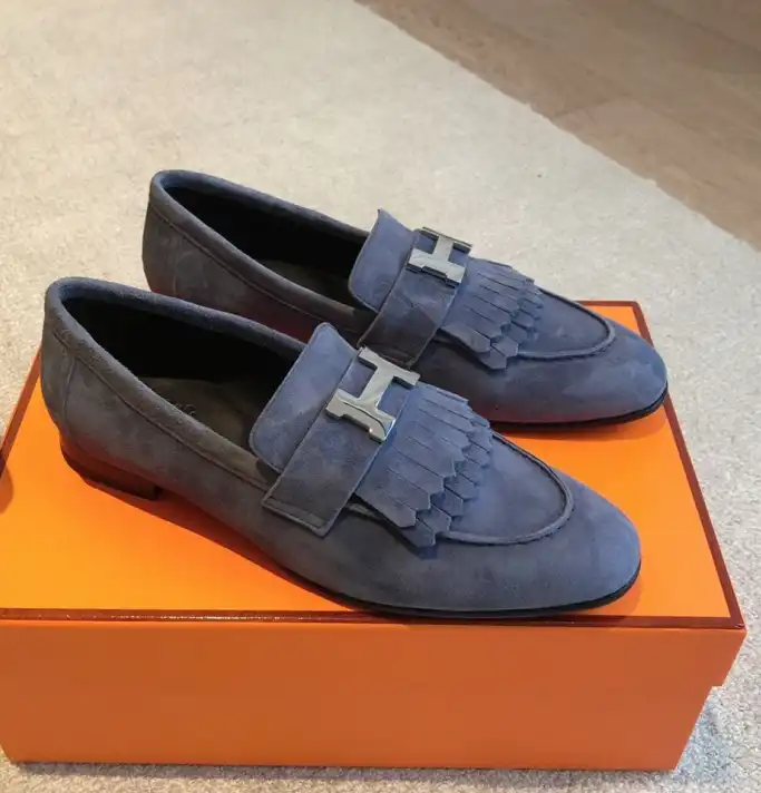 hype Hermes Leather Shoes