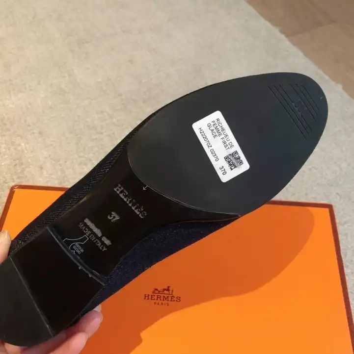 hype Hermes Leather Shoes