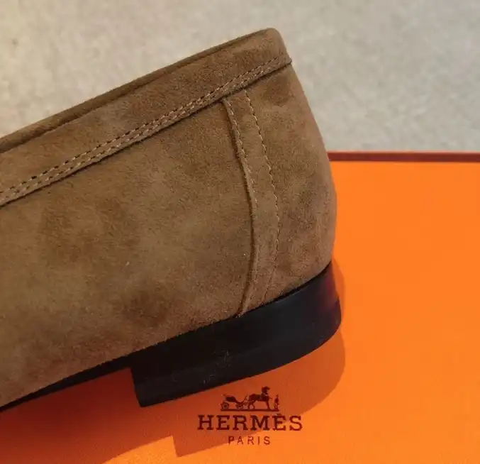 hype Hermes Leather Shoes