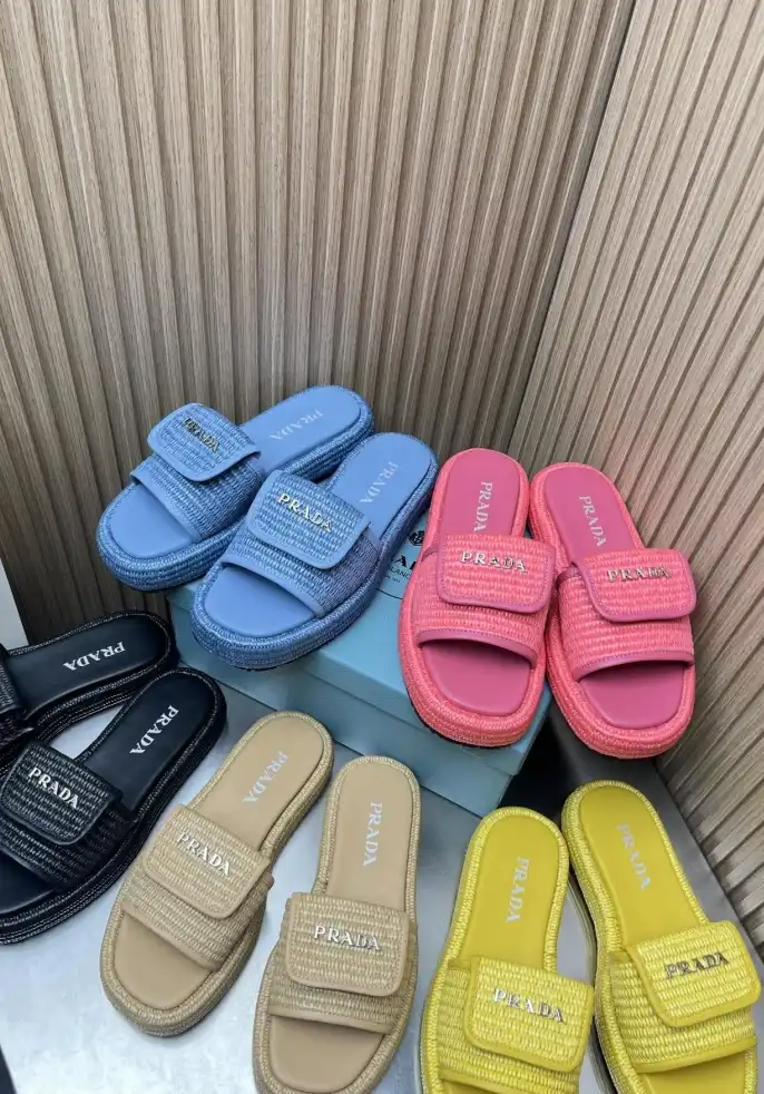 hype Prada Slippers