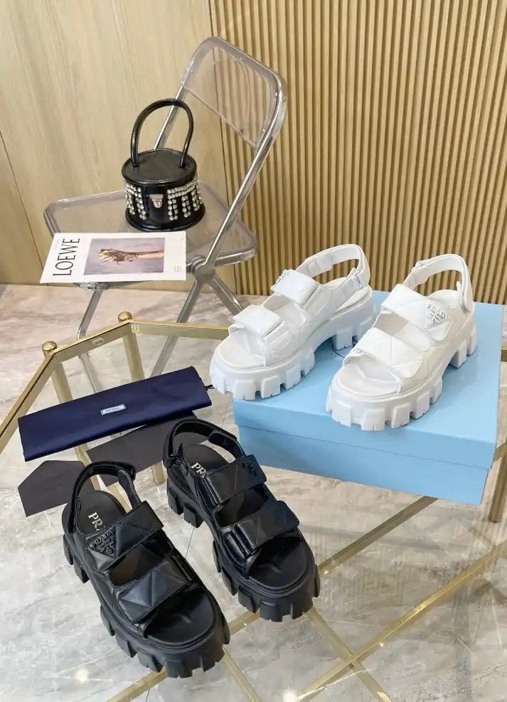 hype Prada Sandals