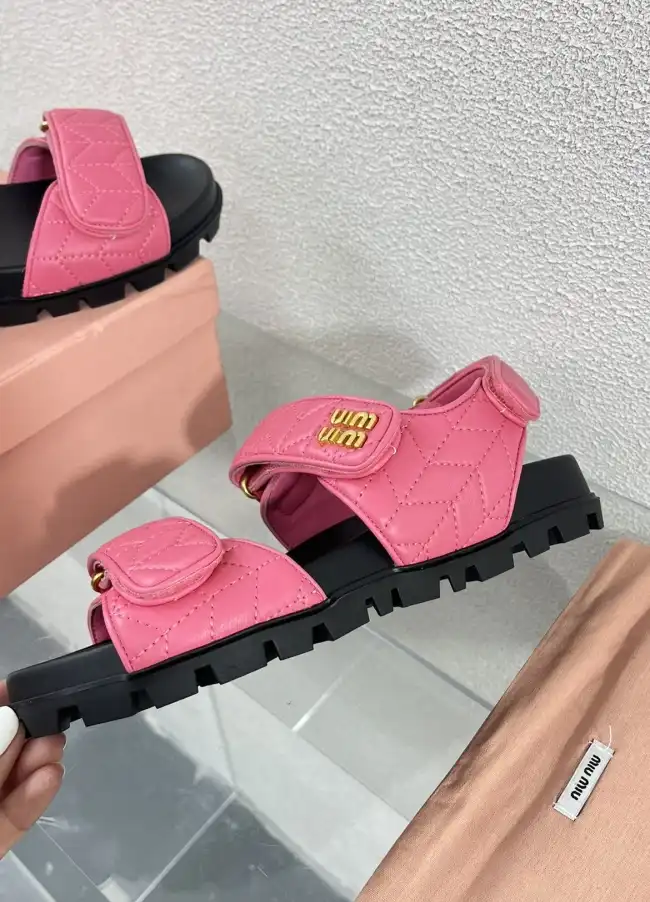 hype Miu Miu Sandals