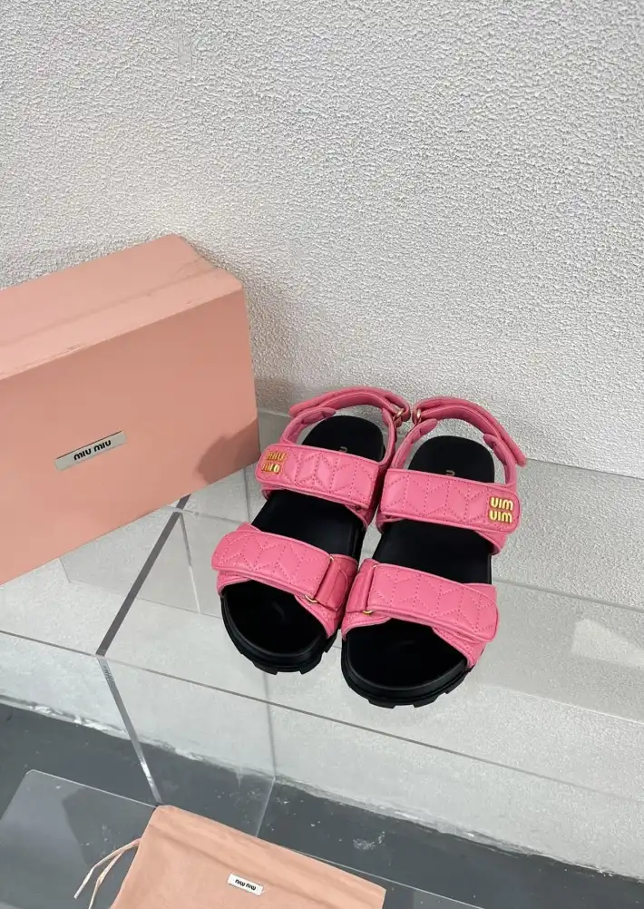 hype Miu Miu Sandals