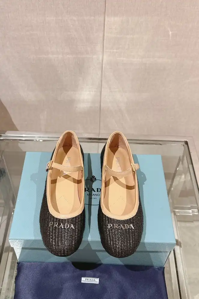 hype Prada flat shoes