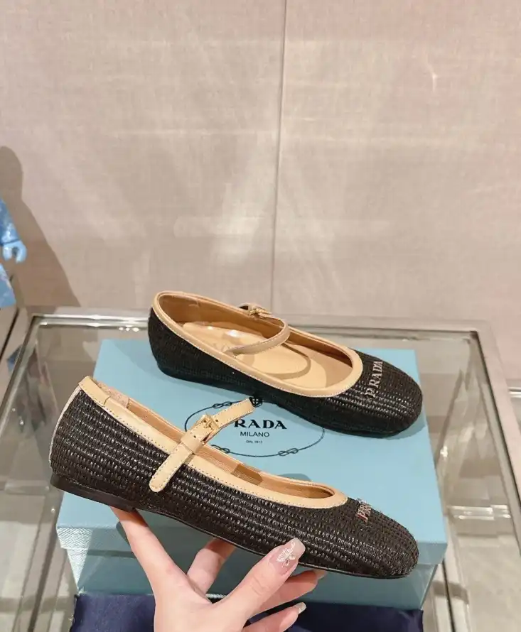 hype Prada flat shoes