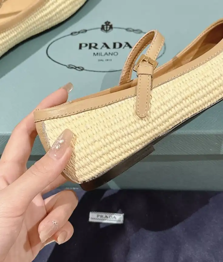 hype Prada flat shoes