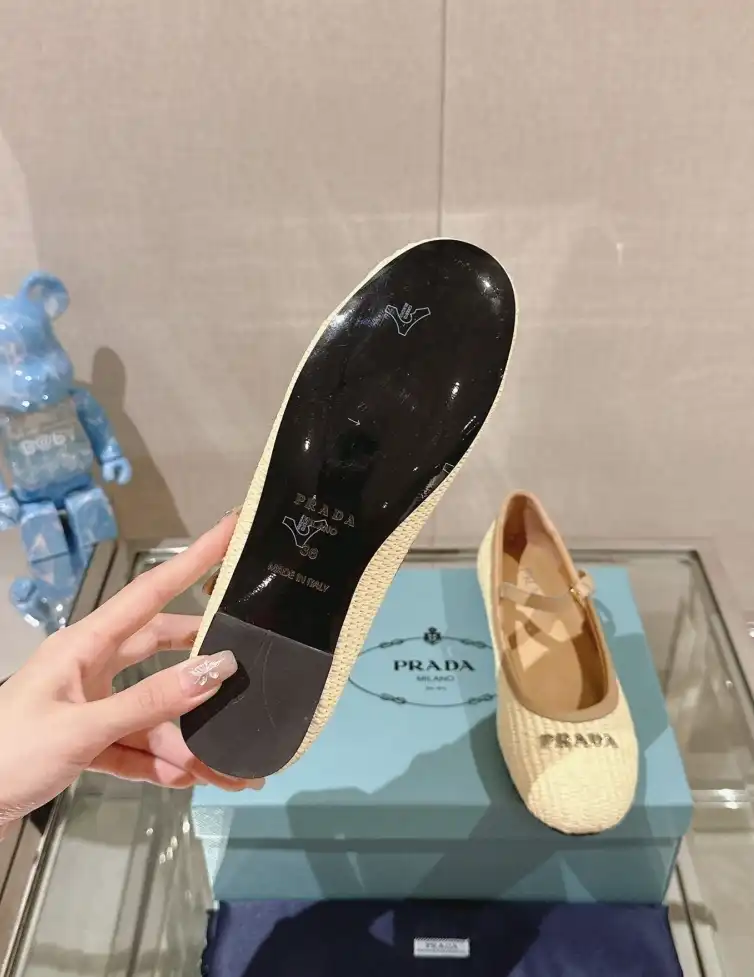 hype Prada flat shoes