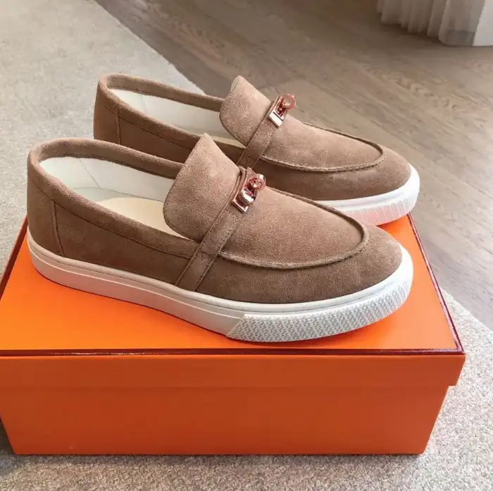 hype Hermes Leather Shoes