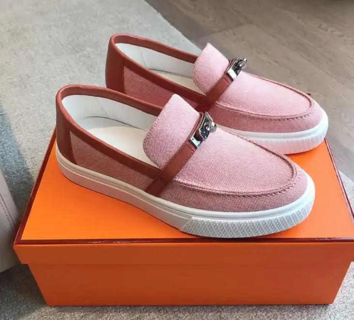 hype Hermes Leather Shoes