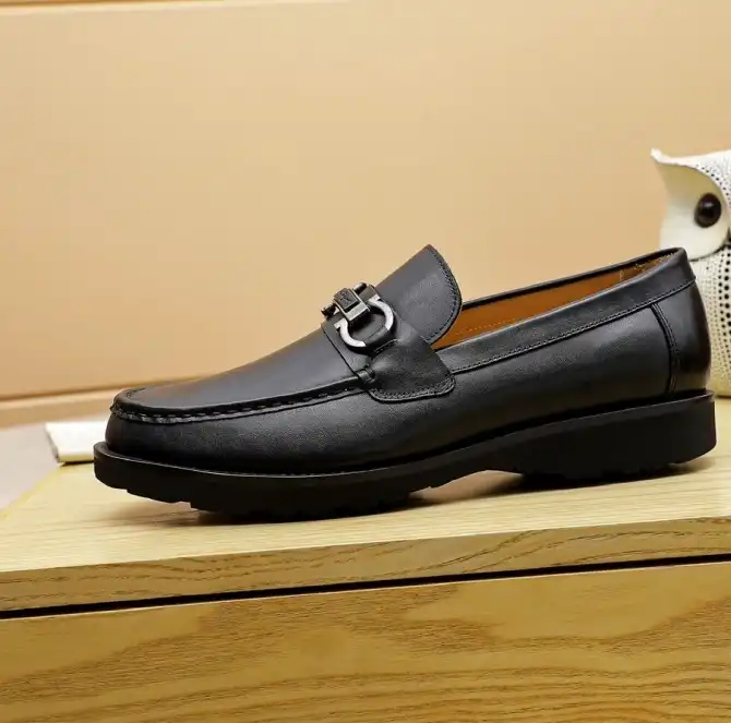 hype Ferragamo Leather Shoes