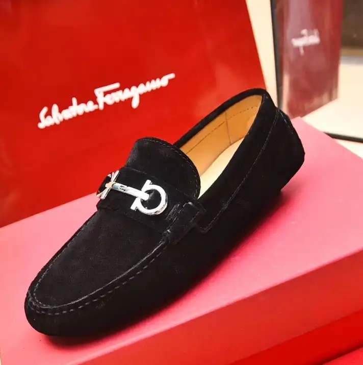 hype Ferragamo Leather Shoes