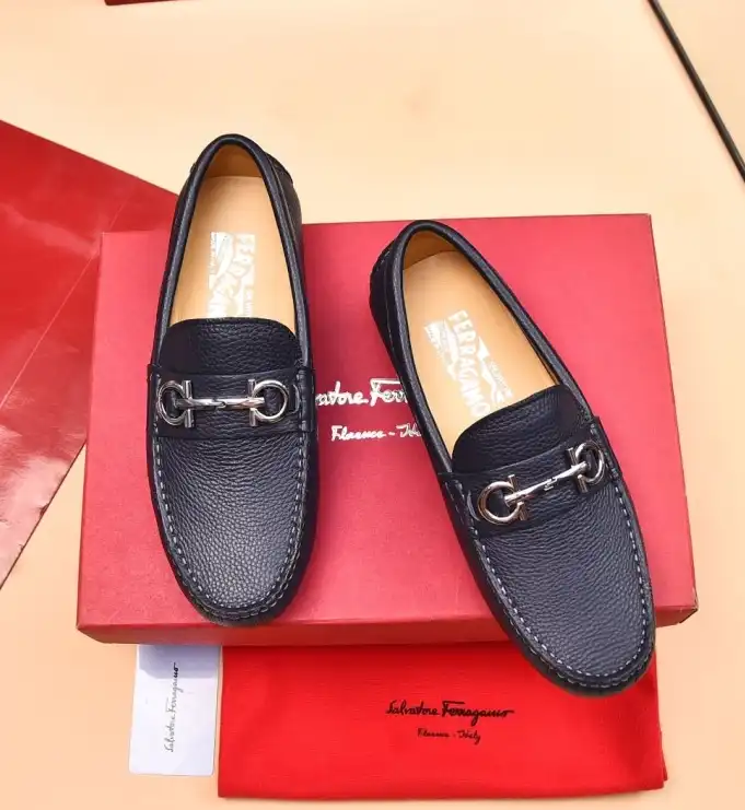 hype Ferragamo Leather Shoes