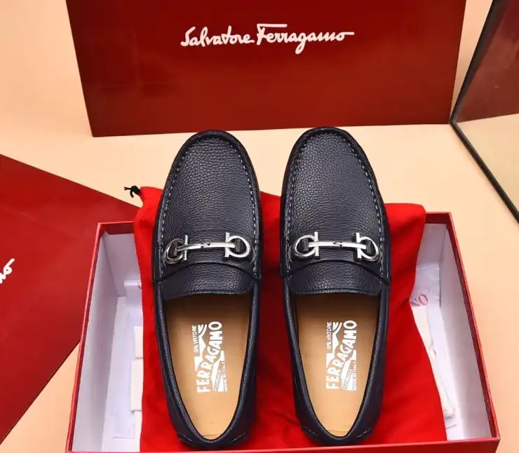 hype Ferragamo Leather Shoes