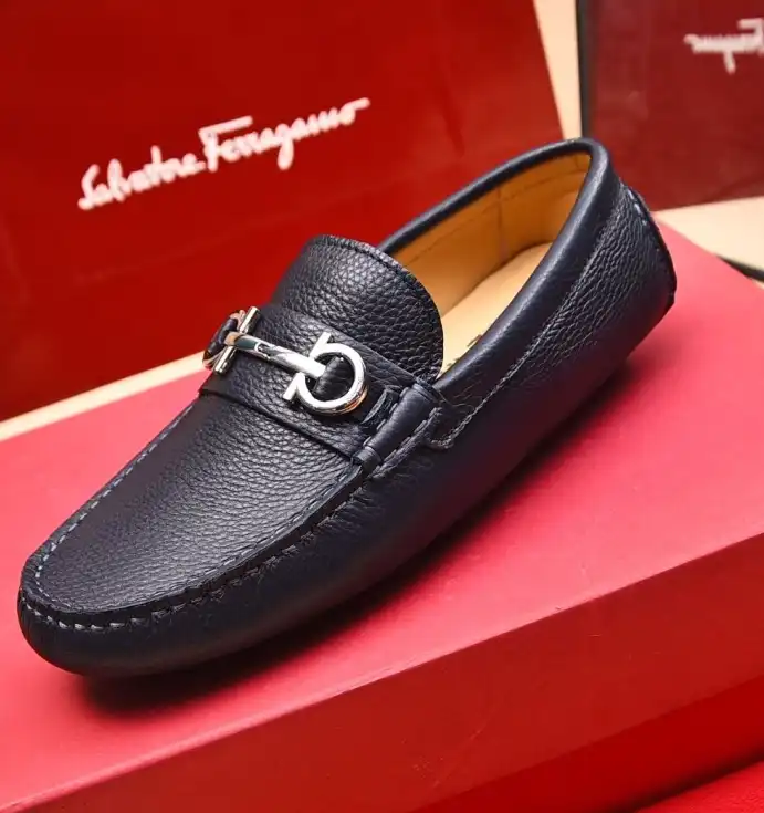 hype Ferragamo Leather Shoes