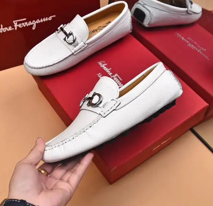 hype Ferragamo Leather Shoes