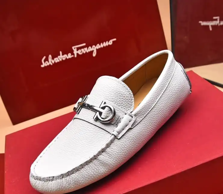 hype Ferragamo Leather Shoes