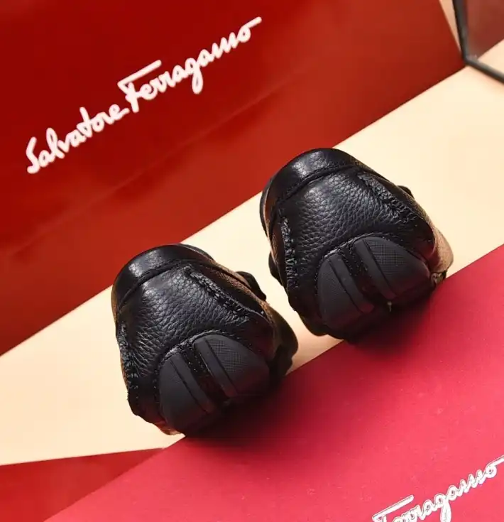 hype Ferragamo Leather Shoes