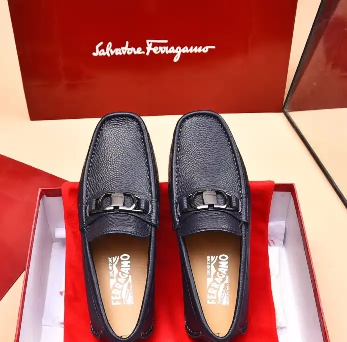 hype Ferragamo Leather Shoes