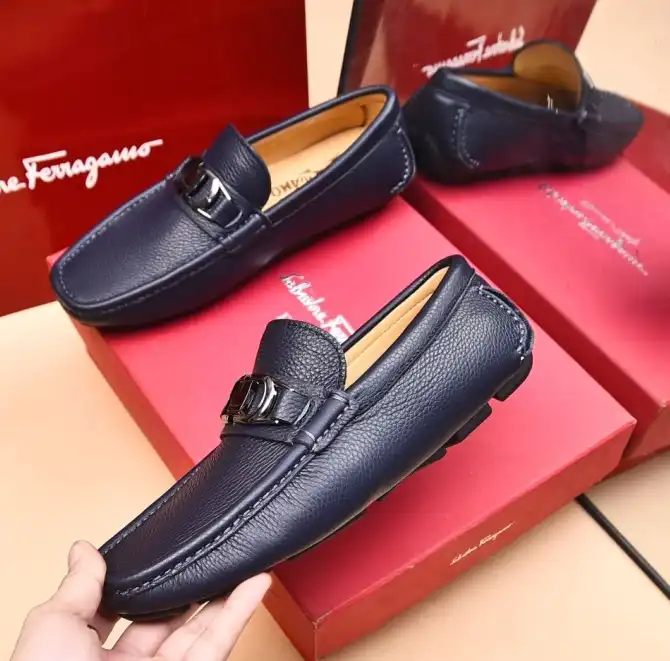 hype Ferragamo Leather Shoes