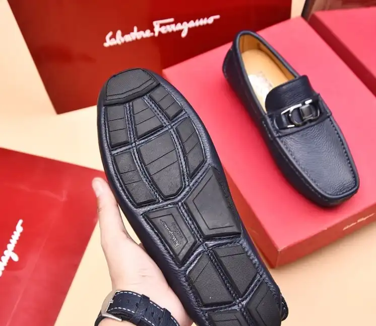 hype Ferragamo Leather Shoes