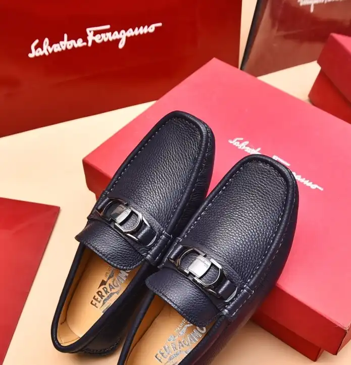 hype Ferragamo Leather Shoes