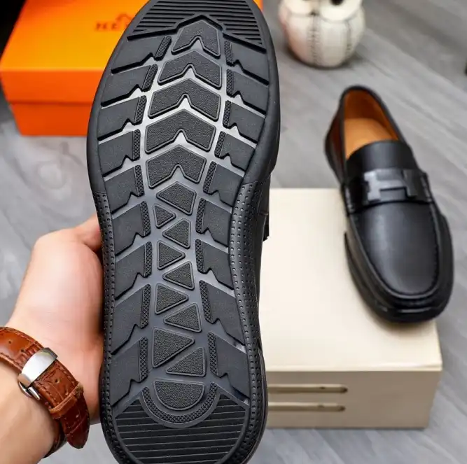 hype Hermes Leather Shoes