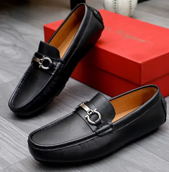 hype Ferragamo Leather Shoes