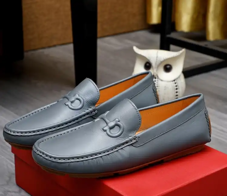 hype Ferragamo Leather Shoes