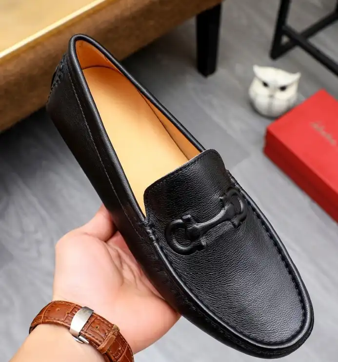 hype Ferragamo Leather Shoes