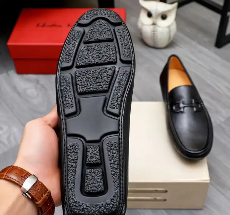 hype Ferragamo Leather Shoes