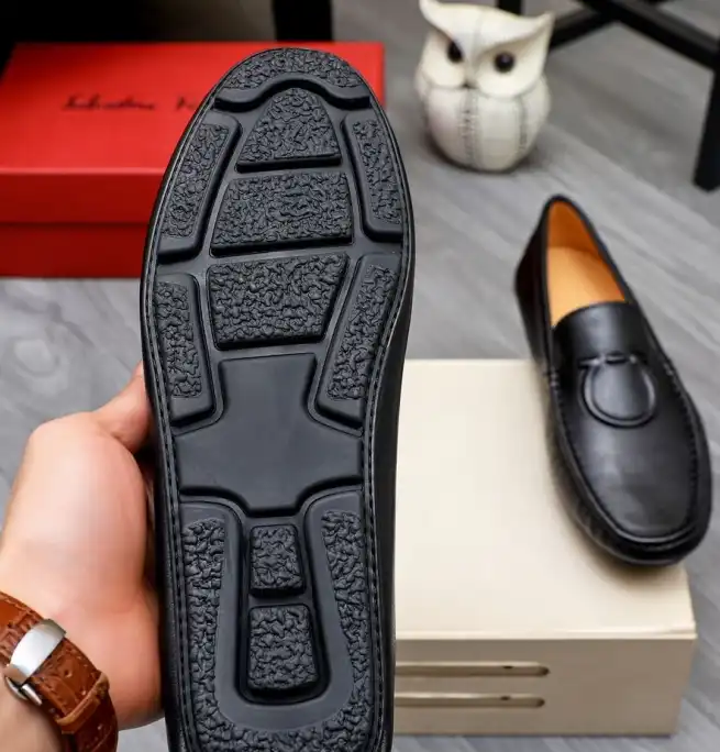 hype Ferragamo Leather Shoes