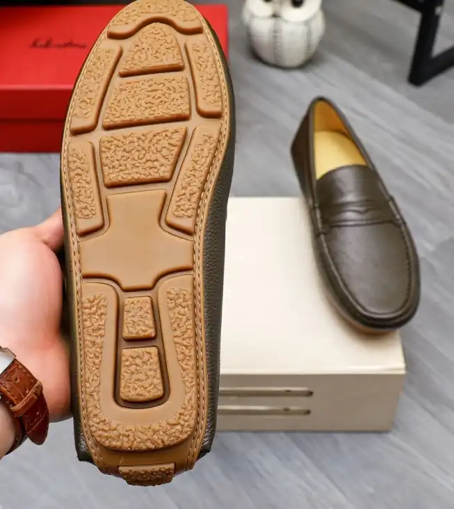 hype Ferragamo Leather Shoes