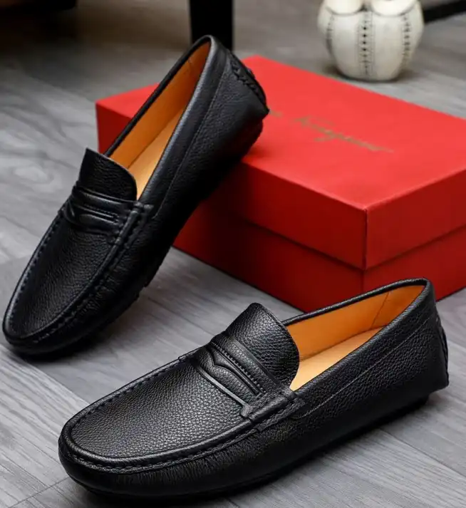 hype Ferragamo Leather Shoes